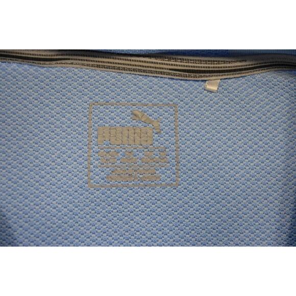 Puma Golf Polo DryCell Blues Short Sleeve Stretch Golf Shirt Mens Size Large - Picture 7 of 9